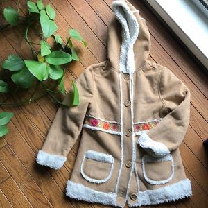 Embroidered Kids Coat
